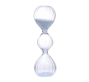 Transparent 5 mins 10 mins modern middle size hourglasses sand timer Hour Glass creative clock souvenir for old friends