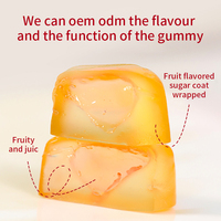 Natural Certified White Kidney Bean Gummy Candy Fruity Flavor Low-Sugar Box