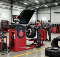 Équilibreuse de roues pour camions et autobus de Chine