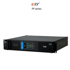 Amplificador de Potencia Profesional para DJ, Modelo FP-3000 de 2U, 500w*2 Canales - Product Image 1