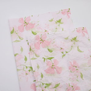 Floral Pattern Tissue <b>Paper</b> <b>Biodegradable</b> Uncoated Digital Printing Gift Craft Packaging Material Style Gift Packaging DIY - Product Image 5