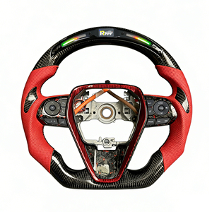 <span class=keywords><strong>Volante</strong></span> de Fibra de Carbono Real para Toyota Camry SE/XSE/<span class=keywords><strong>TRD</strong></span> Avalon 2018-2022, Estilo <span class=keywords><strong>Deportivo</strong></span>, Pantalla LED, Logotipo Personalizado - Product Image 1