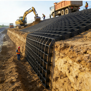 Cellules <span class=keywords><strong>de</strong></span> drainage en nid d'abeille, planche <span class=keywords><strong>de</strong></span> drainage, géocellule <span class=keywords><strong>de</strong></span> drainage 30 mm pour garage extérieur, toit, paysage, terrasses et patios - nid d'abeille - Product Image 2