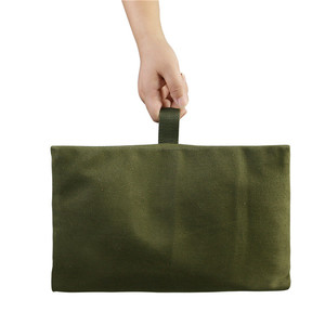 Outdoor Camping <b>Cookware</b> Storage Bag Military Green Oxford Cloth Hanging Organizer For Portable Kitchen Use - Product Image 3
