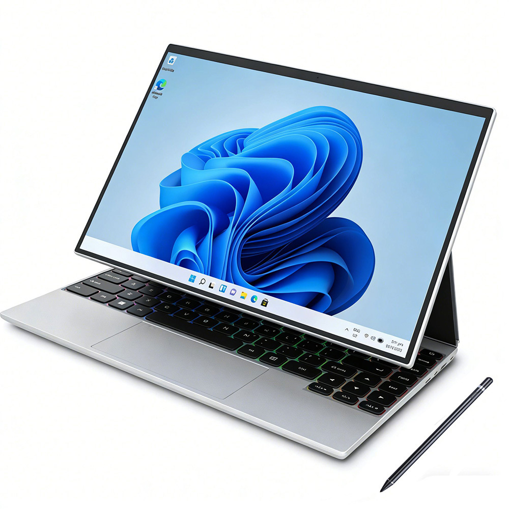 <strong>2026</strong> New <strong>14</strong> <strong>Inch</strong> Touch Screen 2 in 1 Facial Recognition Aluminum Ultrabook <strong>Laptop</strong> N95 Quad Core 32G Ram 1TB SSD Metal Notebook