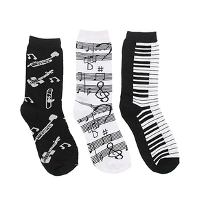 Calzini musicali JL-A947 da uomo <span class=keywords><strong>senza</strong></span> <span class=keywords><strong>calze</strong></span> elastiche a metà polpaccio - Product Image 3