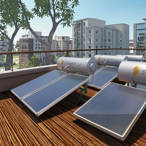 Eropa Solar Keymark bersertifikat Solar elektrik pemanas air 200L Solar bertekanan Geyser hotel luar ruangan garasi Solar Boiler - Product Image 2