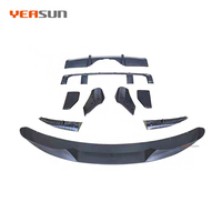 Kit Aerodinámico Completo para BMW X5 F15 X6 F16 M Sport Estilo MP, Labio Delantero Negro Brillante, Difusor Trasero