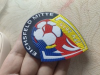 Étiquettes de soin de vêtement de luxe en silicone TPU 3D, imprimées par transfert thermique, motif tatami, douces au toucher, écologiques, pour chapeaux, pour équipes de football