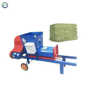 Small Rice Sorghum Hay And Straw Square Baler Compress Machine Silage Packing Machine Vacuum Machine 25kg-50kg Silage Baler