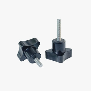 Boutons en plastique étoilés de qualité supérieure, boutons en bakélite, vis – Neuf, Fourniture directe usine - Product Image 2
