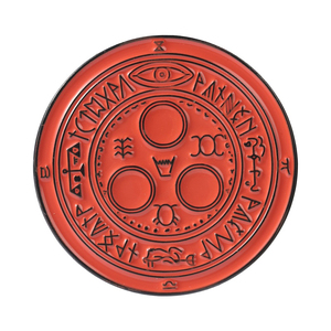 Écusson en émail Symbole Halo <span class=keywords><strong>du</strong></span> <span class=keywords><strong>Soleil</strong></span>, Emblème de l'organisation culte The Order, Thème jeu d'horreur gothique, Broche, Badge de revers, Bijoux, Cadeaux - Product Image 1