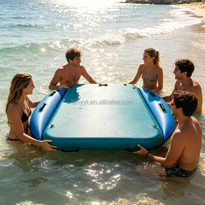 Hailebao Plateforme Flottante Gonflable en PVC Drop-stitch pour Yoga et Lutte, Épaisseur 0,7 mm, Écologique, Durable, Portable, pour Piscine et Eau - Product Image 4