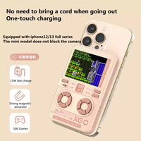 JXD PLUS+ DESIGN XGO Nouvelle batterie externe sans fil 15W à charge rapide 5000mAh avec 500 jeux intégrés pour consoles de jeux et appareils Android