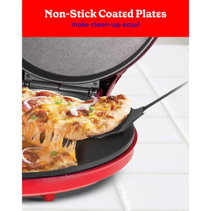 Venta al por mayor Máquina para hacer pizza en la encimera para el hogar Pizzero 8 pulgadas <span class=keywords><strong>Pizzaiolo</strong></span> Máquina para hacer pizza eléctrica 10 pulgadas Pizza Macher <span class=keywords><strong>Pizzaiolo</strong></span> - Product Image 4