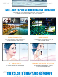 Giá Trưng Bày Màn Hình <span class=keywords><strong>Lcd</strong></span> Siêu Hẹp 2*2 Trong Nhà 55 Inch Với Tủ Lắp Đặt Và Nối Màn Hình <span class=keywords><strong>LCD</strong></span> - Product Image 6