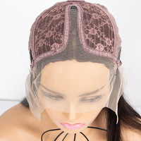Perruques Courtes en Dentelle 13x4x1 pour Femmes, Perruques Courtes Bob Bouclées Effet Mouillé avec Raie en T Pré-Pluckée en Cheveux Humains Brésiliens – Vente en Gros