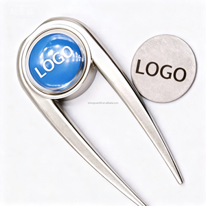 เครื่องมือซ่อมสนามกอล์ฟคุณภาพดี SY พร้อมที่ใส่ซิการ์และคลิปหนีบหมวกสำหรับ <span class=keywords><strong>Balisong</strong></span> - Product Image 4