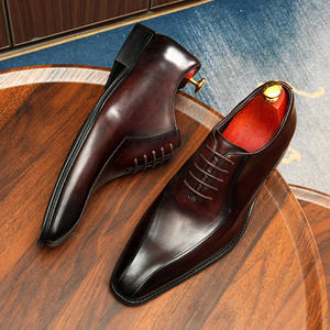 Chaussures plates décontractées et habillées pour hommes en cuir véritable respirant, légères, antidérapantes, idéales pour les affaires et les mariages en extérieur - Product Image 3