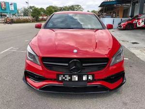 Kit de carrocería de parachoques delantero para coche, conjunto de carrocería de cuerpo completo, actualización facial modificada CLA45 para <span class=keywords><strong>Mercedes</strong></span> W117 clase <span class=keywords><strong>CLA</strong></span> CLA200 <span class=keywords><strong>220</strong></span> 260 - Product Image 4