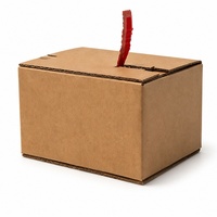 Scatola in Cartone Ondulato con Striscia a Strappo Facile Apertura Senza Attrezzi Imballaggio per Spedizioni in Kraft Logo Personalizzato Vendita all'Ingrosso Fabbrica Basso MOQ