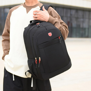 Men's <b>Backpack</b> <b>Large</b> Capacity 36-55L Breathable Lightweight Business Travel Laptop Bag Solid Color Multi Pocket Design - Product Image 3