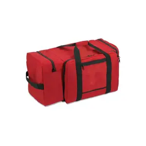 Heavy Duty Polyester Wholesale Rescue Turnout Fire Gear Tote Duffel Bag Large Capacity Firefighter Bag With Helmet Pocket