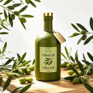 Bouteille en verre de style nordique pour vodka, whisky, gin, brandy, tequila, huile d'olive avec bouchon, disponible en 50 ml, 100 ml, 200 ml, 375 ml, 500 ml, 750 ml, 1 L - Product Image 2