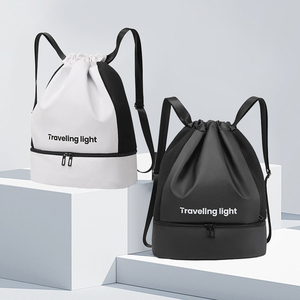 Bolsas de Gimnasio Impermeables con Logotipo Personalizado, Bolsas Deportivas con Separación para Ropa Seca y Mojada, Mochila de Gimnasio, Mochila de Viaje con Cordón para Senderismo - Product Image 3