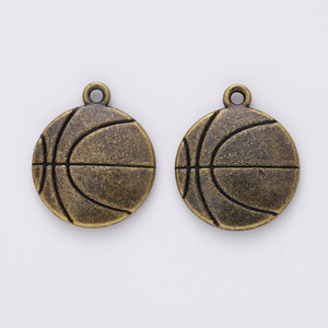 DIY Rétro Alliage Accessoires Sports Basketball Pendentif Bijoux En Gros <span class=keywords><strong>1421</strong></span> - Product Image 5