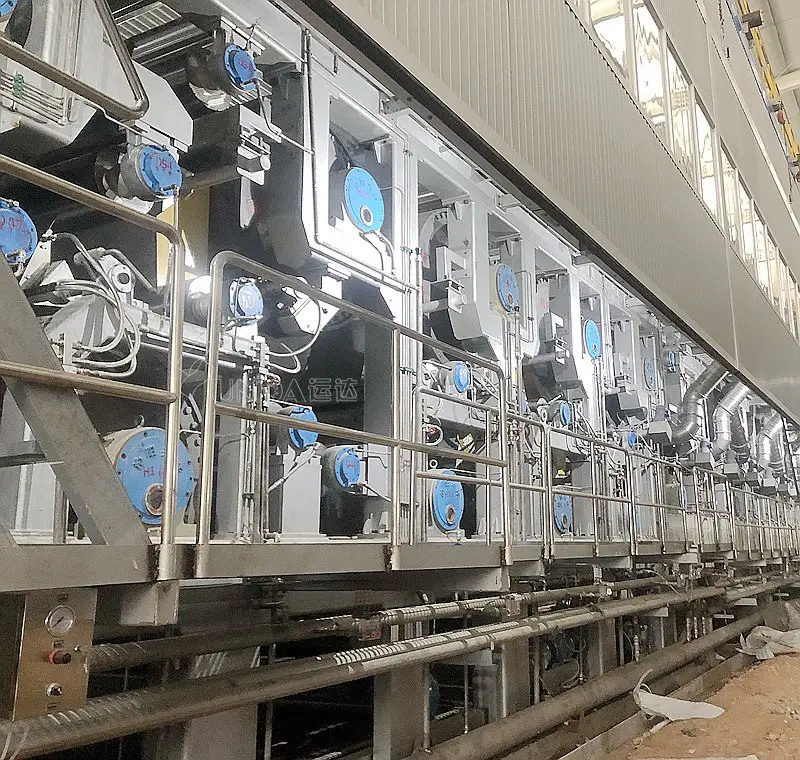 Impianto di riciclaggio del cartone/produttore di macchine per carta kraft a bassa energia e alta velocità