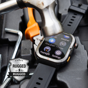 Reloj Inteligente AGM Resistente W3 con Linterna LED, Pantalla OLED de 1.95, Resistente al Agua 5ATM IP68, Llamadas por Bluetooth, Reloj Inteligente Cuadrado, Relojes Android, Reloj Inteligente para Fitness - Product Image 5