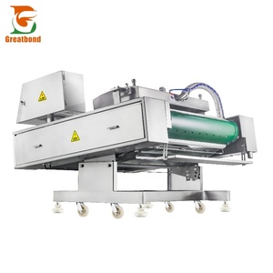 Automatic Compression Sealer Conveyor DZ-1000 Computer <b>Controlled</b> Continuous Rolling Type Vacuum Packing Machines for Fresh Food - Product Image 1