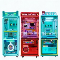 Bornes de jeu de machine à griffes personnalisables avec logo, système de paiement par carte, billet et QR Code