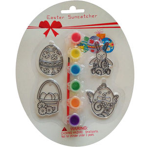 Atacado Personalizar Padrão DIY Pendurado Janela Arte Suncatcher Expressões Criativas das Crianças Desenho Brinquedo Janela Pintura - Product Image 5