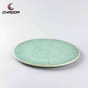 Vente en gros de vaisselle <span class=keywords><strong>d</strong></span>'hôtel en céramique pour restaurant à thème, ensemble <span class=keywords><strong>d</strong></span>'assiettes en céramique pour buffet, plateau de service à sushi rond en porcelaine - Product Image 3