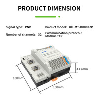 Precio al por mayor 32 Salida digital Módulo IO remoto Modbus TCP Plc Controlador de programación