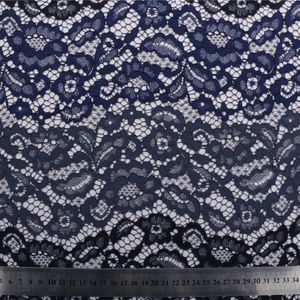 Modası elbise için yüksek kaliteli Tricolor dantel pamuk naylon çiçekli dantel kumaş - Product Image 2