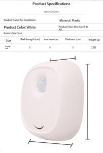 Purificateur d'air intelligent pour animaux de compagnie, désodorisant silencieux à ions négatifs, élimine les odeurs d'<span class=keywords><strong>urine</strong></span> d'animaux pour chats, cuisine et salle de bain - Product Image 4