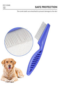 Peigne à puces en plastique pour chien et chat, brosse de toilettage pour chiens, anti-puces et anti-tiques - Product Image 4