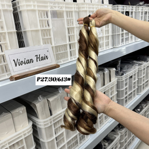 Extensions de <span class=keywords><strong>cheveux</strong></span> Vivian Hair, sans nœuds, ondulations lâches, boucles françaises, extensions de <span class=keywords><strong>cheveux</strong></span> soyeuses, ondulations lâches, mèches en spirale, boucles françaises, extensions de <span class=keywords><strong>cheveux</strong></span> pour tresses - Product Image 4