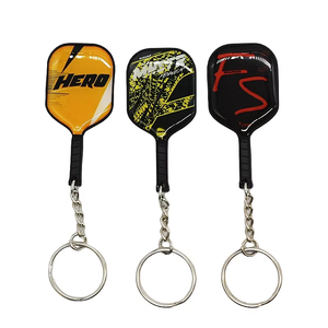 Porte-clés Usapa Franklin personnalisé en caoutchouc pour raquette de pickleball - Impression typographique, forme 3D, alliage de zinc, cadeau d'anniversaire et de Noël - Product Image 1