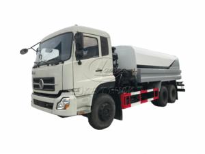 Camión de vacío DONGFENG de 3 ejes, 10 ruedas, 15 cbm, 25 toneladas, para limpieza y desatascado de tuberías, con motor auxiliar que acciona la bomba HP. - Product Image 1