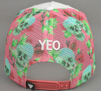 Chapeau haut de forme en coton pour femme Chapeau de baseball à bord court en queue de cheval avec bec en feutre