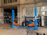 CE 4000 5000kg 8800 10000 LBS Élévateur hydraulique pour véhicules, Plateforme élévatrice électrique, Pont élévateur à deux colonnes pour voitures, Machine à pneus