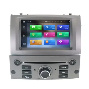 ZWNAV Android 10 Radio del coche para Peugeot 407 Peugeot 2004 - 2010 Auto electrónicos de navegación GPS de 4 + 64G Video reproductor Multimedia