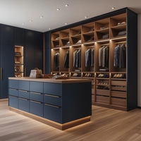 CBMMart Armoire de rangement moderne personnalisée avec penderie dans la chambre OEM ODM Armoires de maison en MDF