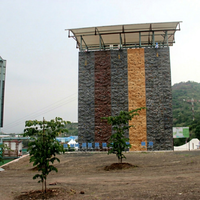 Muro de Escalada de FRP para Exteriores con Paneles Multicolores para Parques Infantiles Públicos, Uso para Adultos