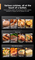 Four à griller commercial à grande vitesse avec micro-ondes, convertisseur catalytique à convection, système de menu intelligent et fours de cuisson plus rapides