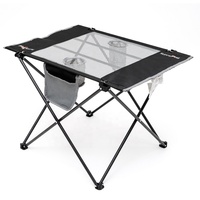 Sunnyfeel — Table pliable, Table de Camping, compacte et légère, avec porte-tasse et poche latérale, pour pelouse/extérieur, offre spéciale